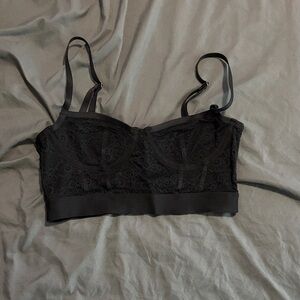 Elegant Black Lace Bralette
